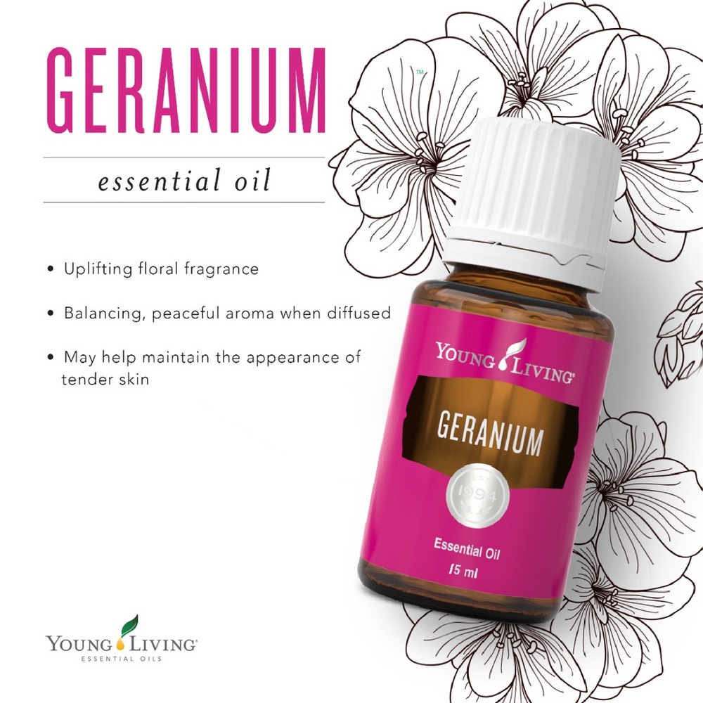 Young Living Geranium Essential Oil Bottle 15ml-Brand New-Unopened - Picture 6 of 7
